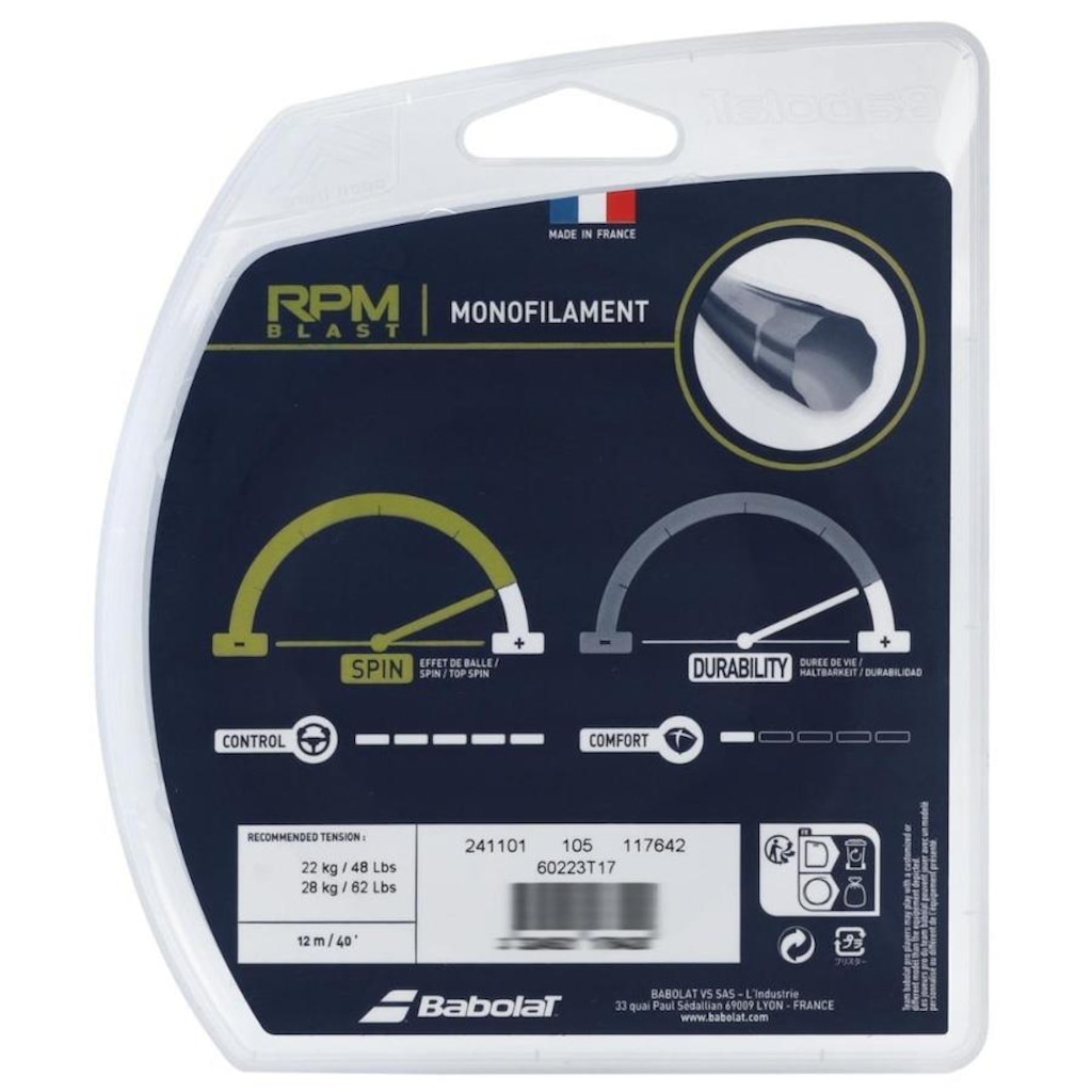Imagem 3 do produto Corda Babolat Rpm Blast 18L 1.20Mm - Set Individual