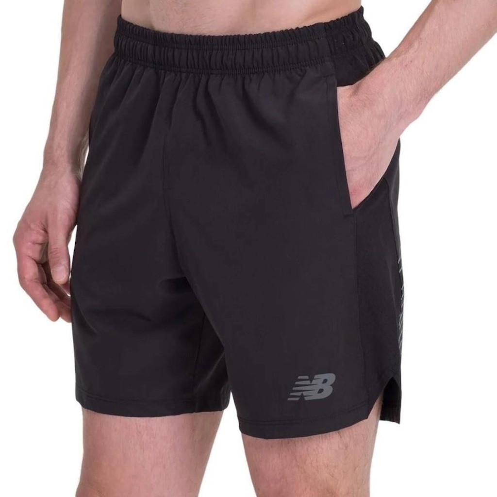 Bermuda New Balance Tenacity Logo 7" - Masculina