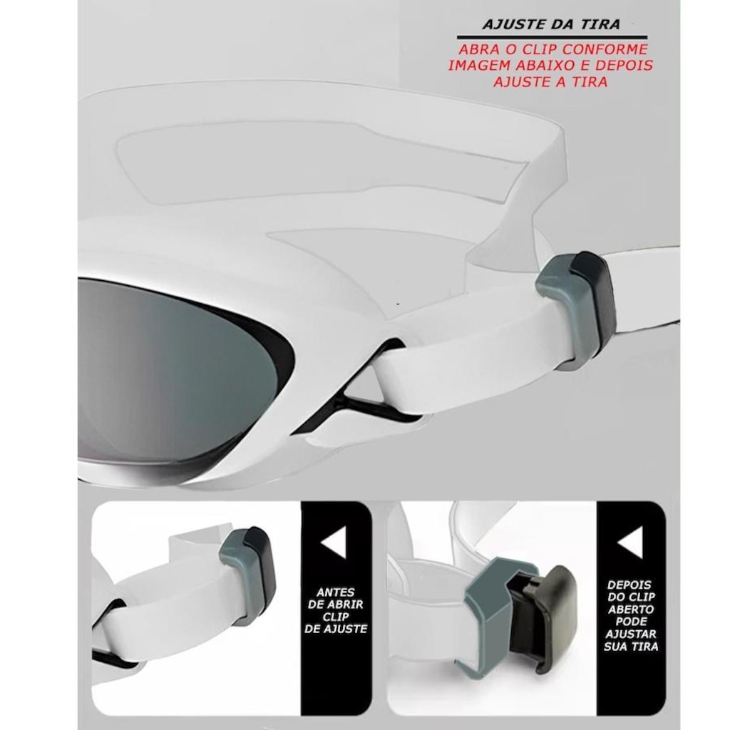 Imagem 4 do produto Óculos de Natação Gold Sports Titan Performance 10.0 High Definition