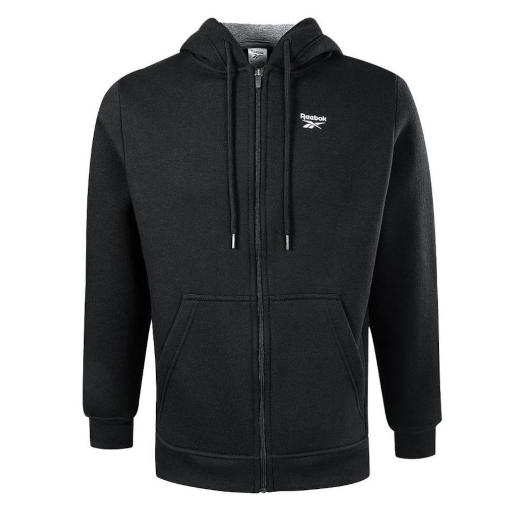 Jaqueta com Capuz Reebok Logo - Masculina