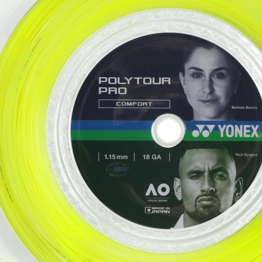 Imagem 2 do produto Corda Yonex Polytour Pro 18L 1.15Mm Rolo com 200 Metros