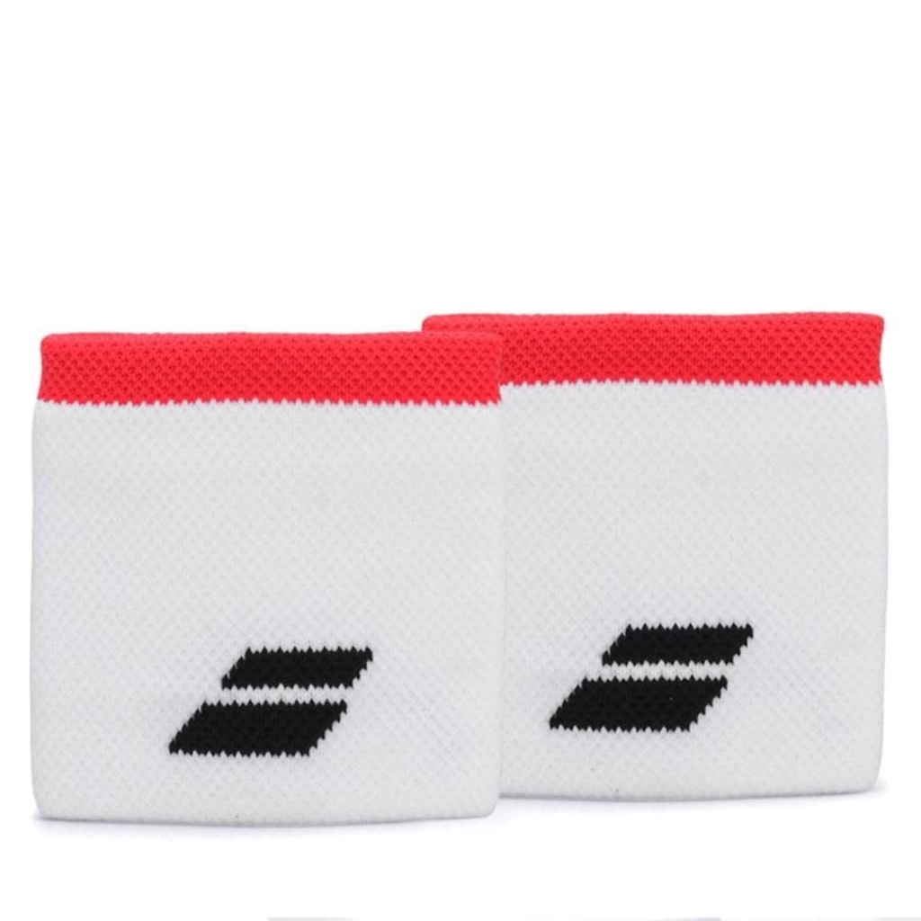 Munhequeira Babolat Logo Curta com 2 Unidades