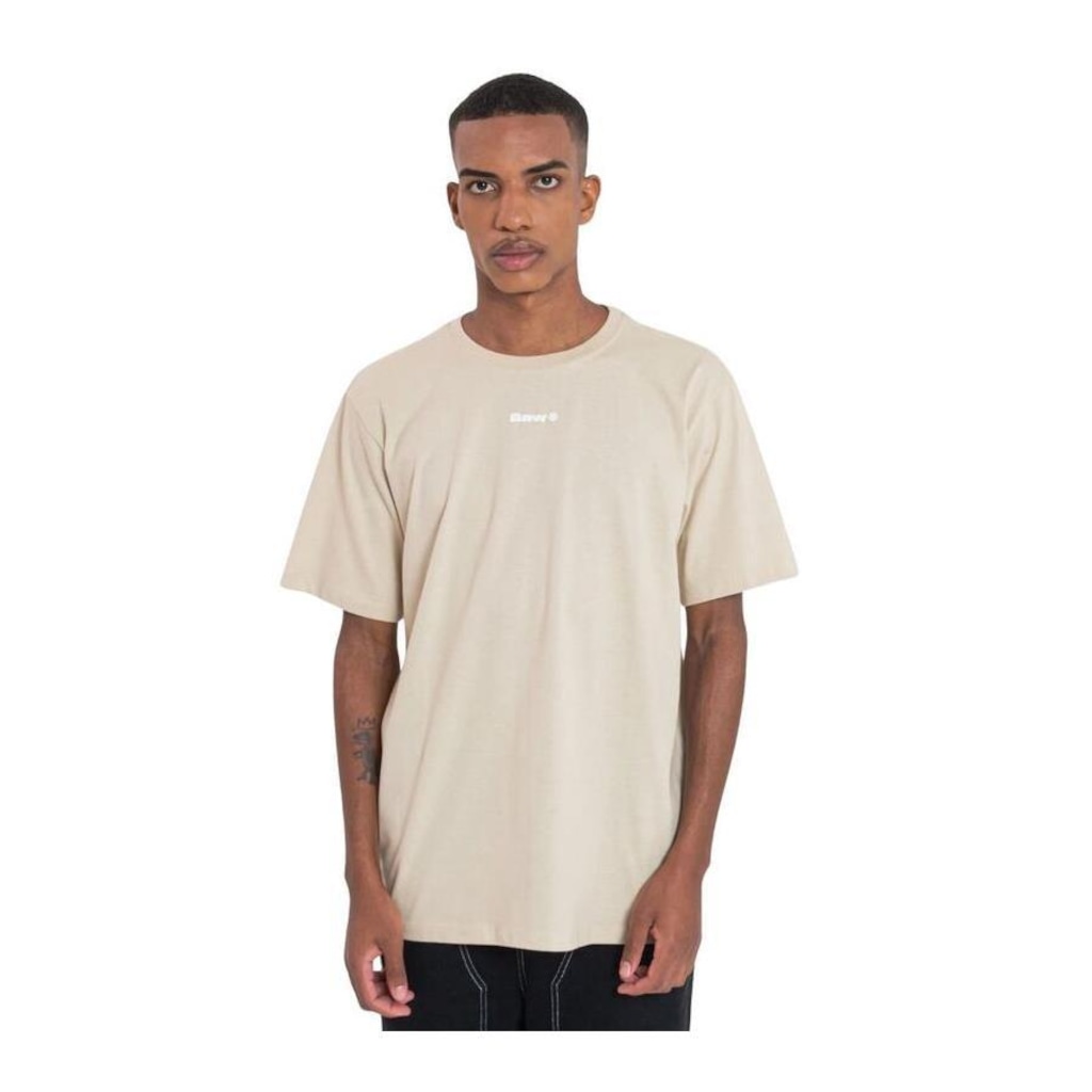Camisa Baw Clothing Selfie Logo Masculina - Foto 1