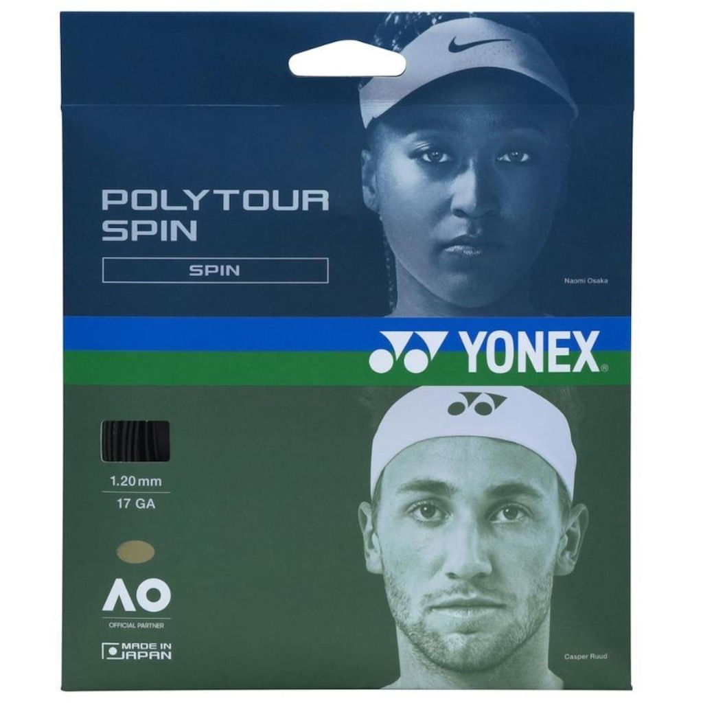 Corda Yonex Polytour Spin 17L 1.20Mm Set Individual
