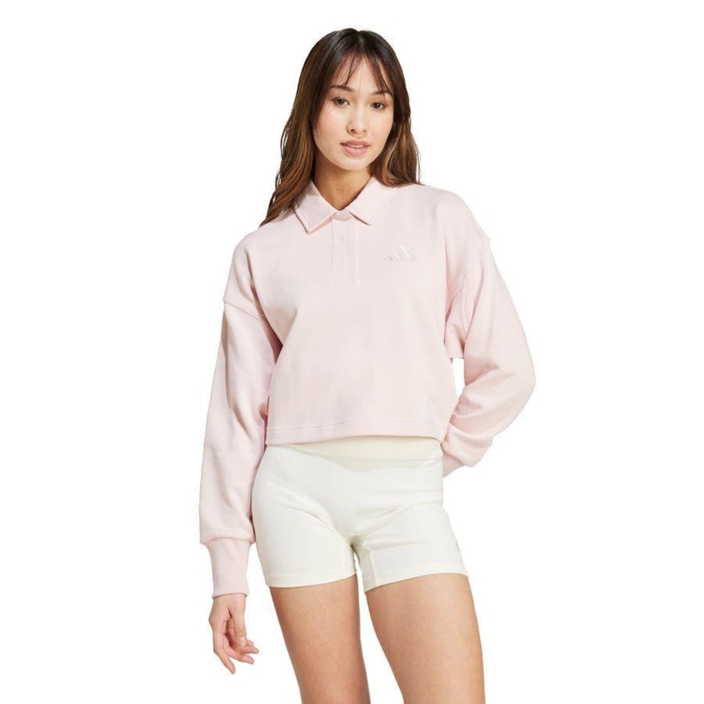 Imagem 2 do produto Camisa Polo de Moletinho adidas All Szn - Feminina