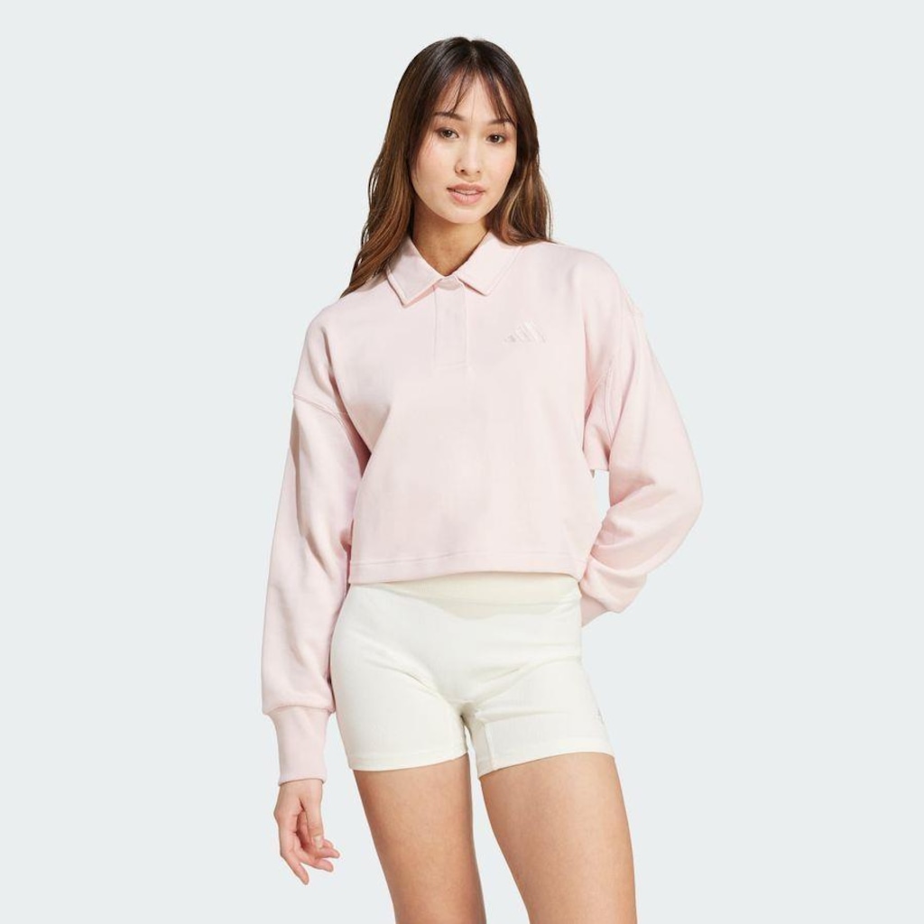 Imagem 3 do produto Camisa Polo de Moletinho adidas All Szn - Feminina