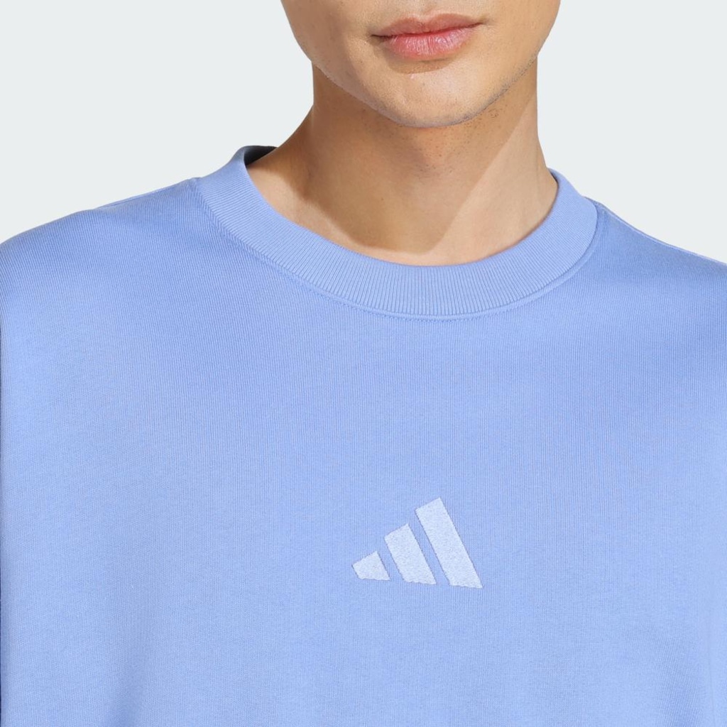Imagem 5 do produto Blusão de Moletom sem Capuz adidas Crew Moletinho All Szn - Masculino