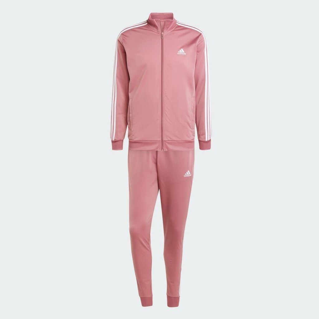 Agasalho sem Capuz adidas Malha Basic 3-Stripes - Feminino - Foto 4