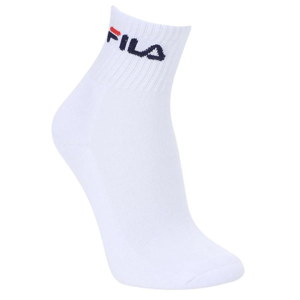 Imagem 2 do produto Kit de Meias Cano Médio Fila Logo com 3 Pares - Adulto