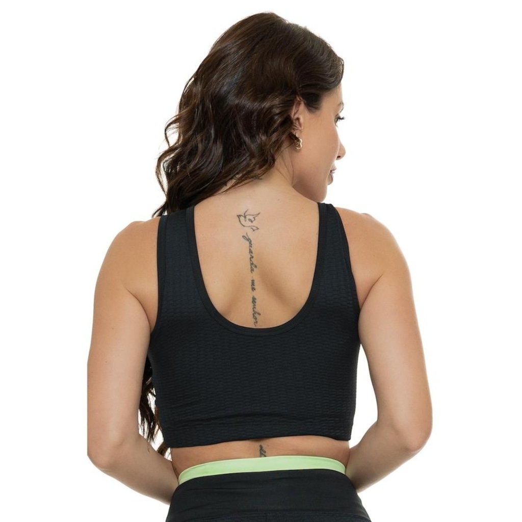 Imagem 2 do produto Top Fitness com Bojo Zip Manalinda - Feminino