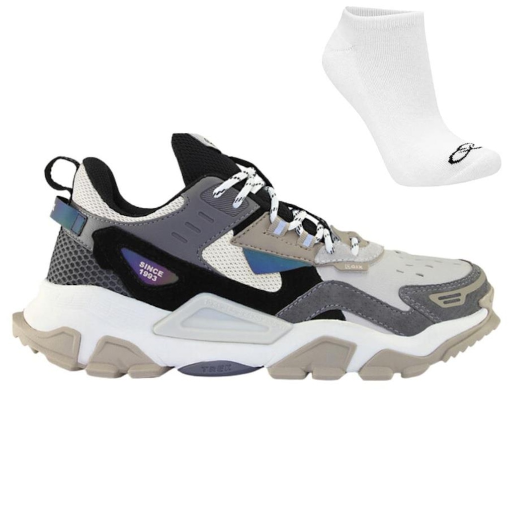 Kit Tênis Qix Trek Urban Hiking + Par de Meias - Feminino