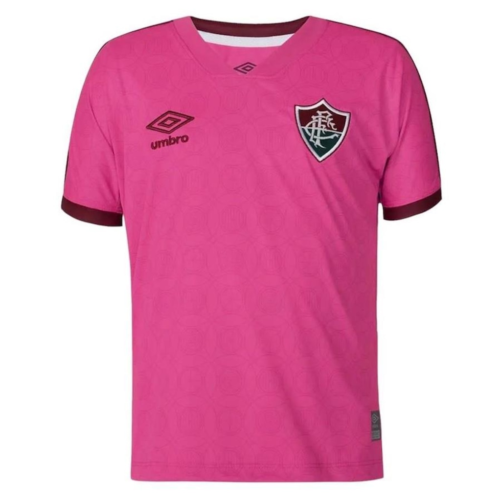 Camisa do Fluminense 2023/24 Umbro Outubro Rosa - Masculina - Foto 1
