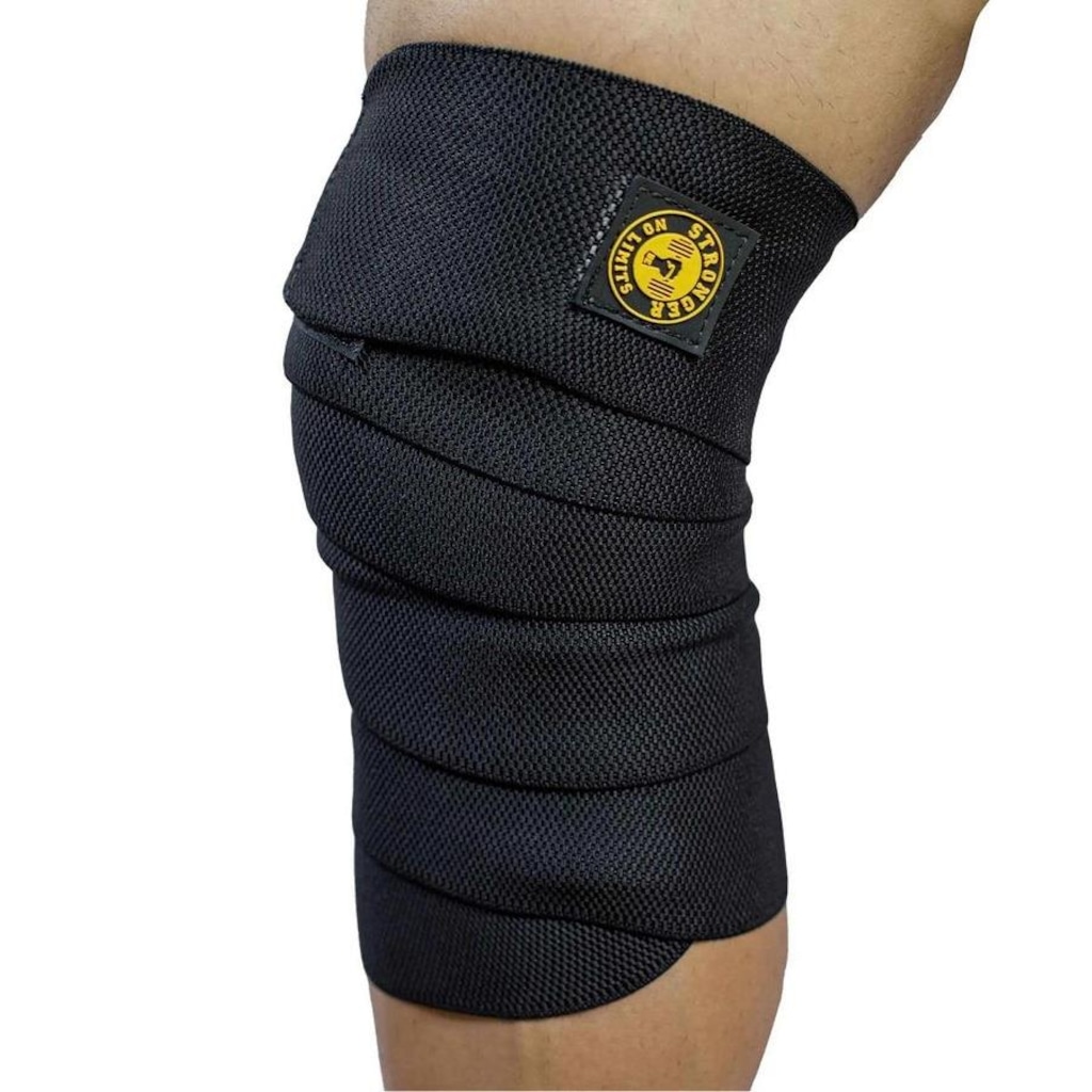 Faixa De Joelho Elástica De Compressão - Be Stronger