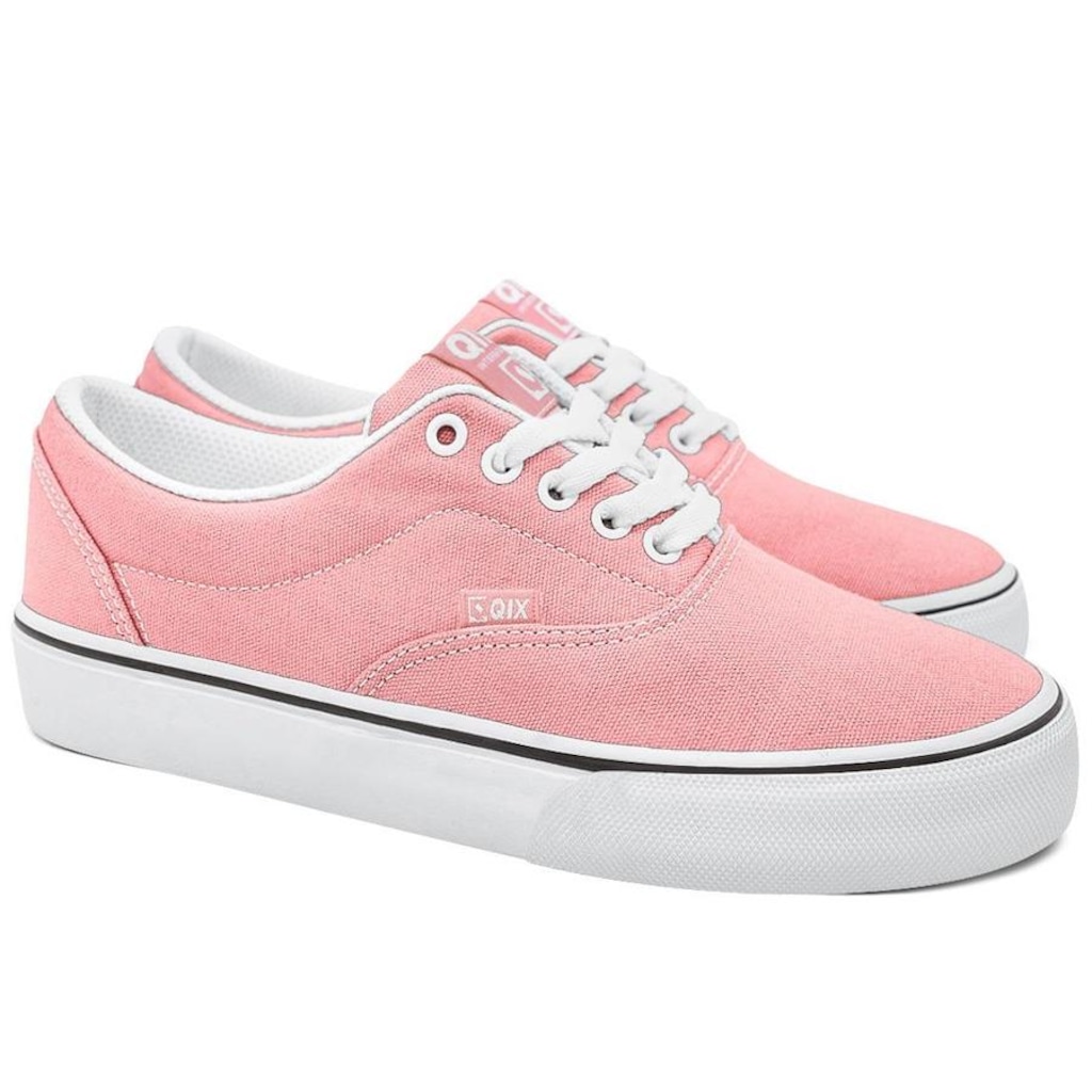 Imagem 2 do produto Tênis Qix Sunset Vulcan Rosa Bebe Branco Unissex