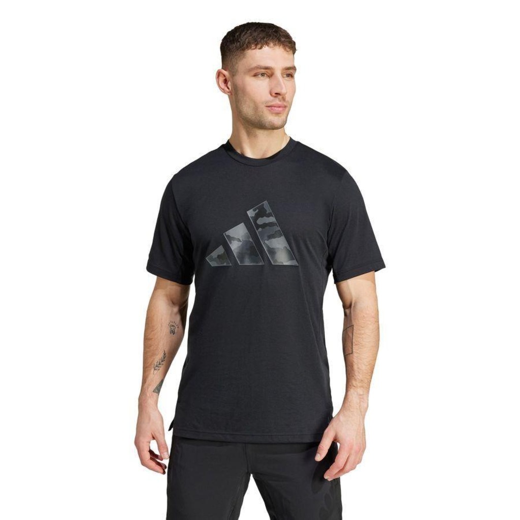 Camiseta adidas Essentials Camo Graphic Logo - Masculina | Centauro
