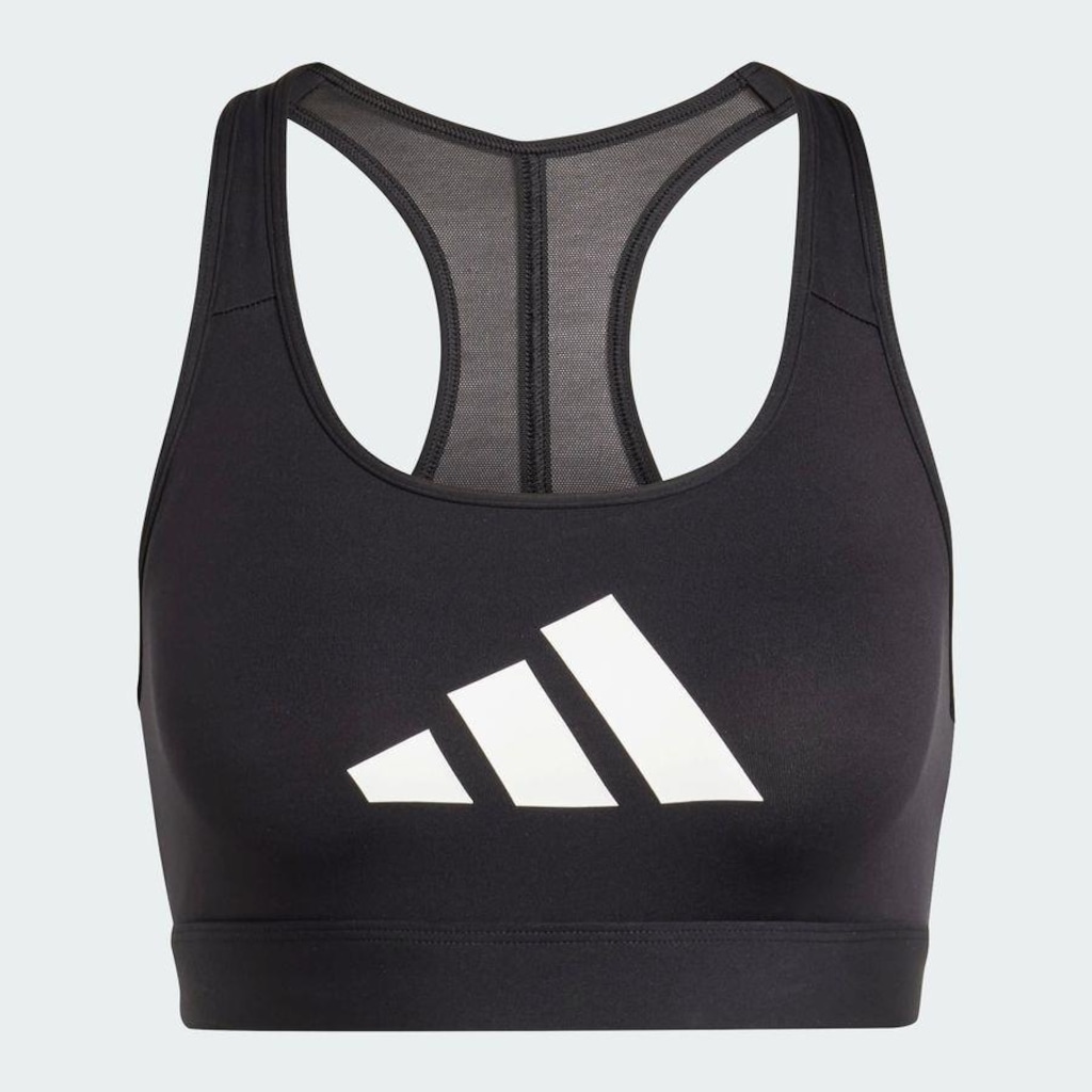 Imagem 3 do produto Top Fitness adidas Estampado Powerreact Big Logo - Feminino