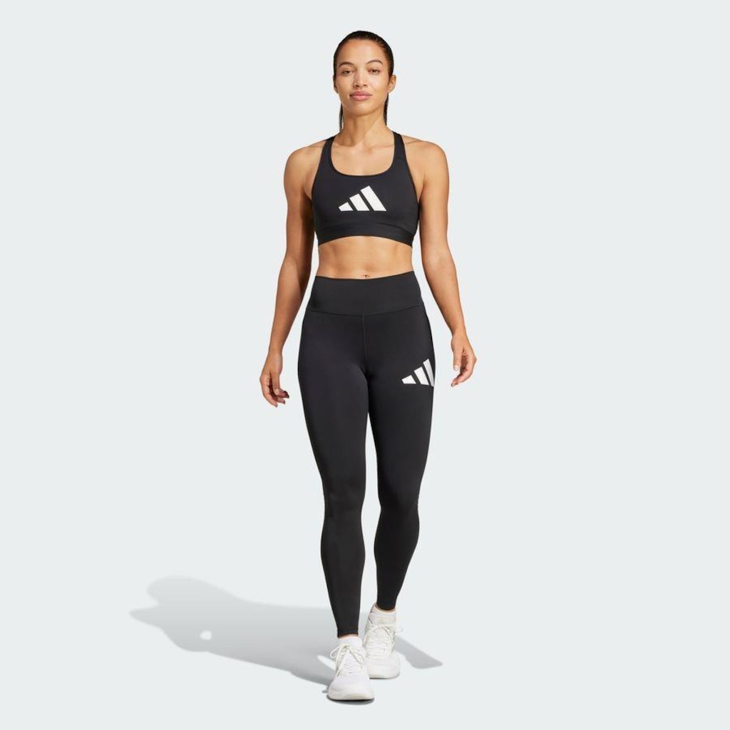 Imagem 5 do produto Top Fitness adidas Estampado Powerreact Big Logo - Feminino