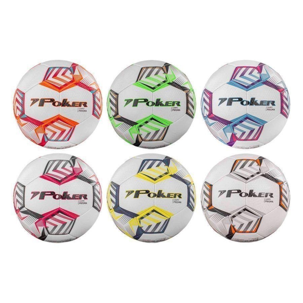 Bola de Futebol de Campo Poker 32 Gomos Prisma