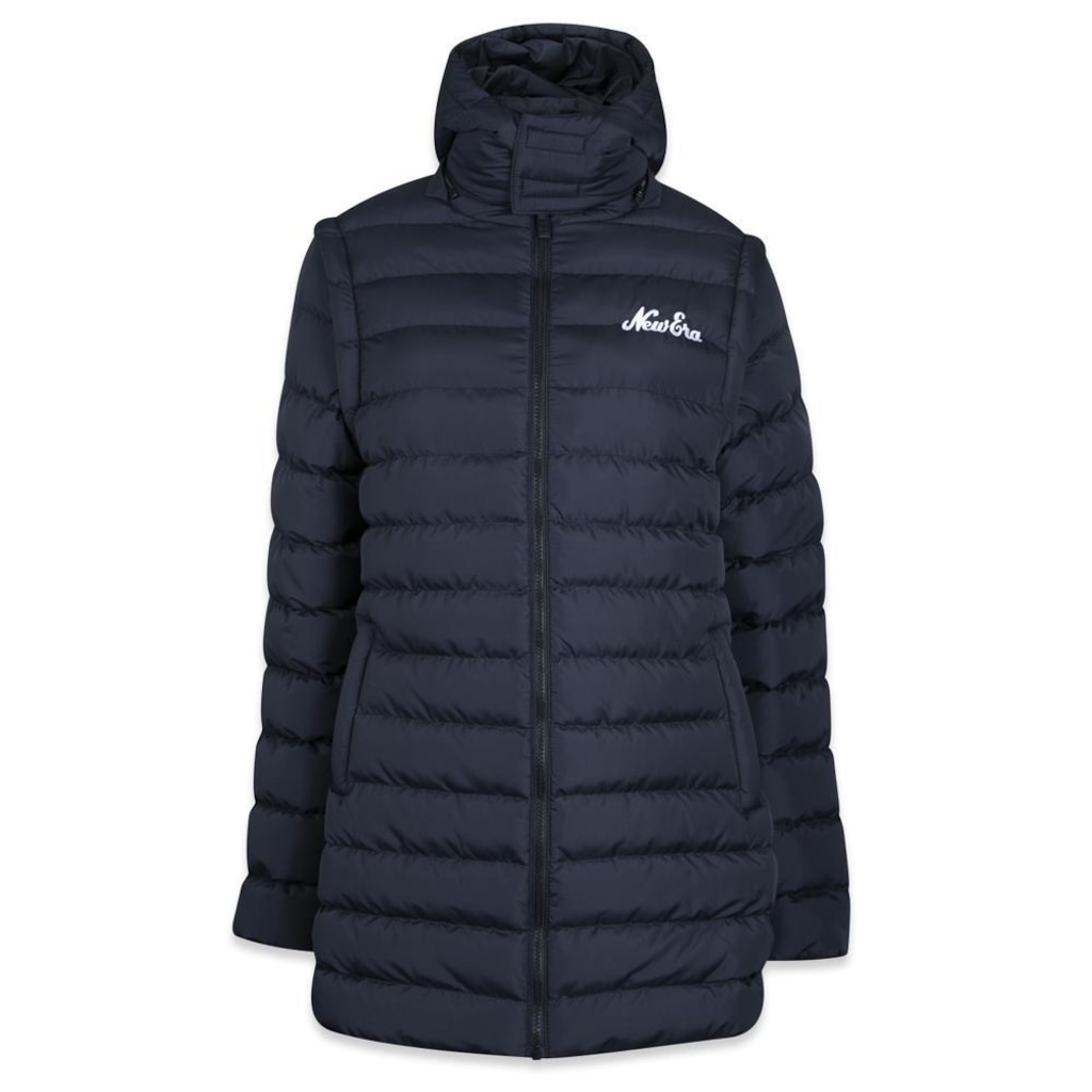 Jaqueta New Era Feminina Puffer-Colete Script - Feminina