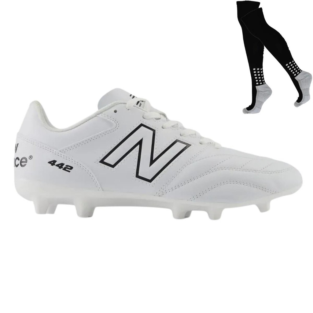 Chuteira de Campo New Balance 442 V2 Academy Fg + Meião - Adulto - Foto 1