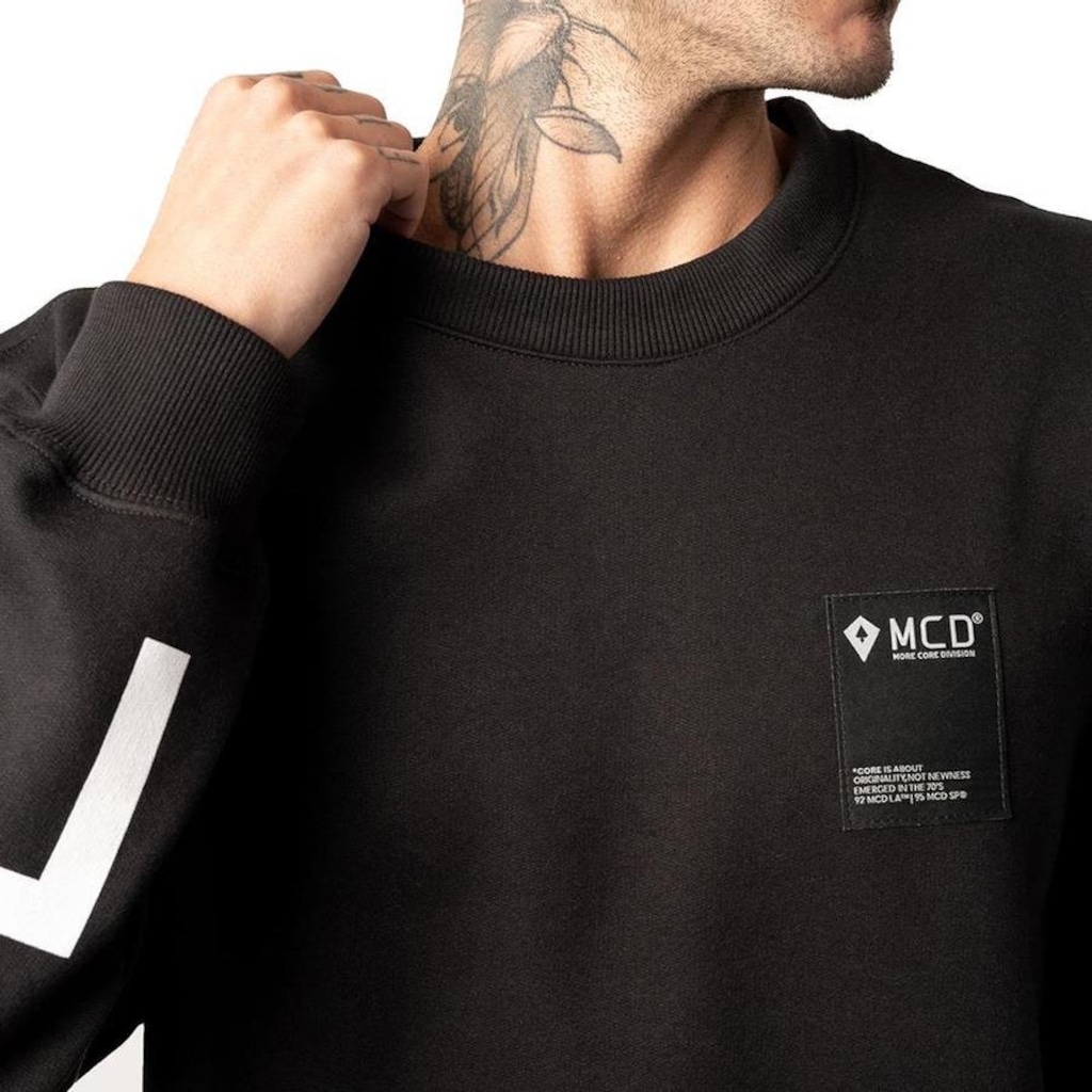 Imagem 3 do produto Blusão de Moletom sem Capuz Mcd Varsity Wt24 - Masculino