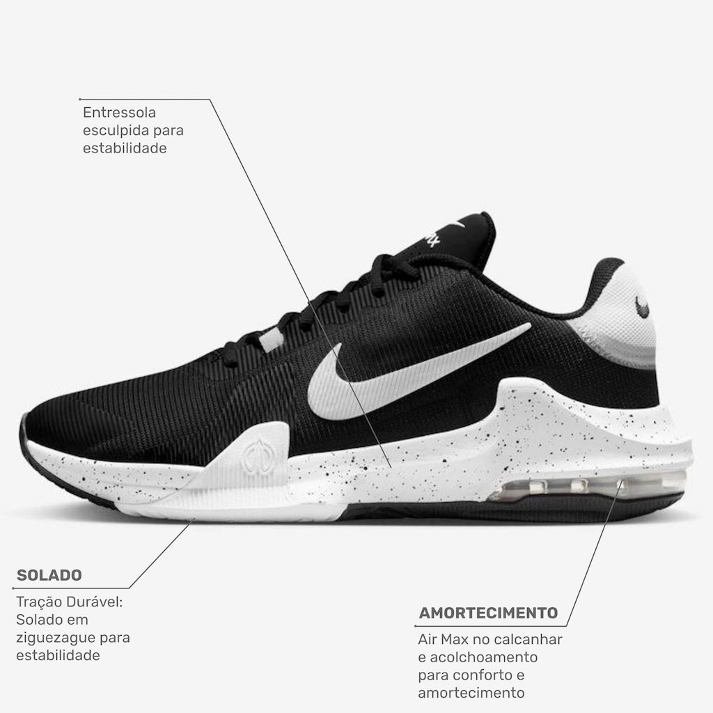 Imagem 2 do produto Tênis Nike Impact 4 - Masculino