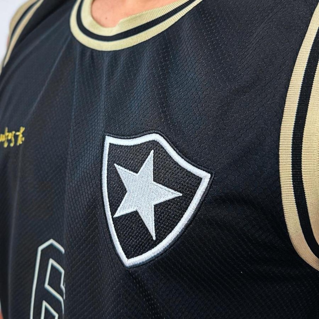 Imagem 5 do produto Camisa Botafogo Regata Retrô Nilton Santos Retrômania - Masculino