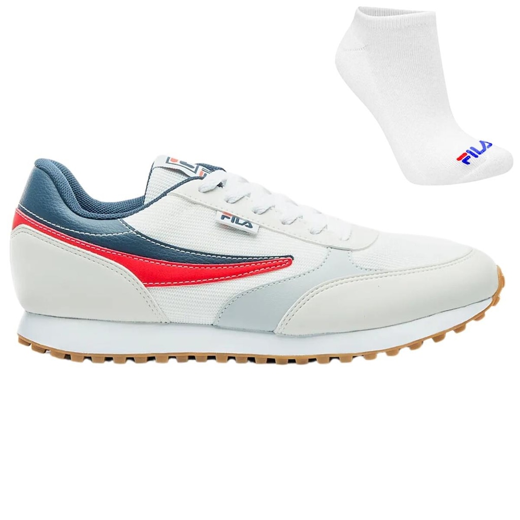 KIT TÊNIS FILA RENNO CLASSIC + MEIA - MASCULINO