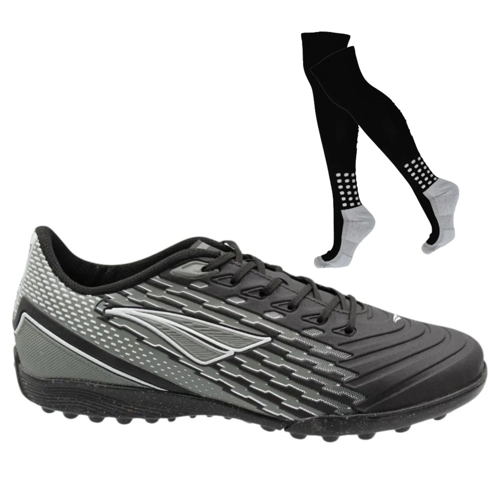 Kit Chuteira Society Penalty Garra Y 2.0 e Meião - Adulto