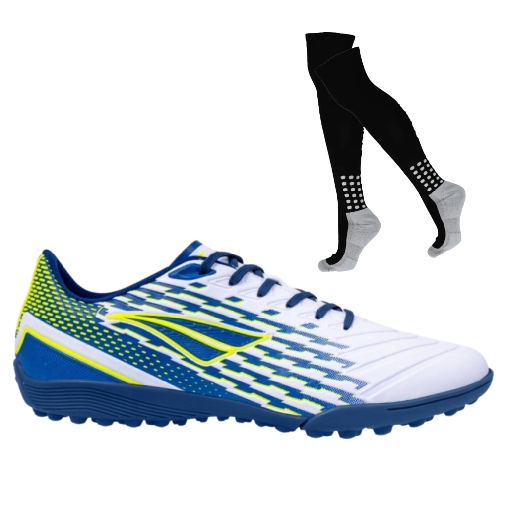 Kit Chuteira Society Penalty Garra Y 2.0 e Meião - Adulto