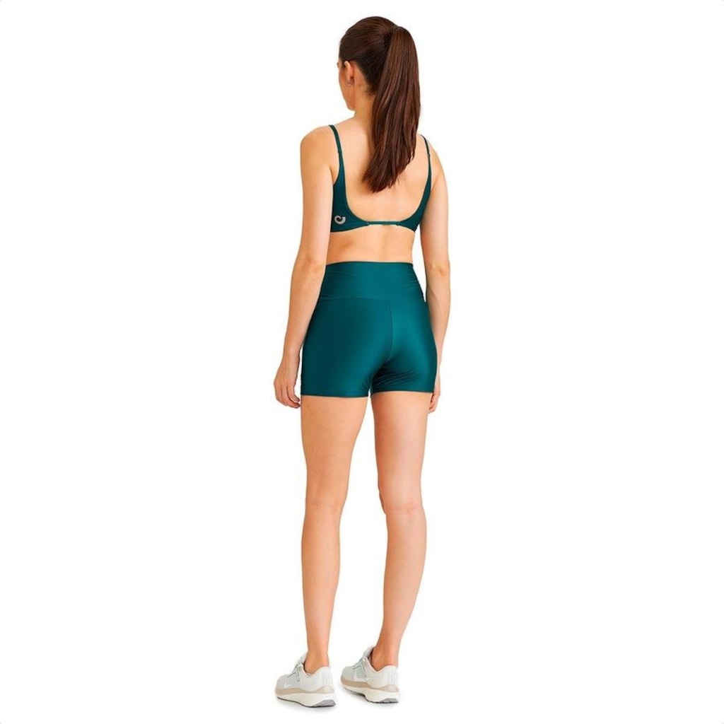 Imagem 4 do produto Short Curto Caju Brasil Atletika Clássico Verde Galapagos - Feminino