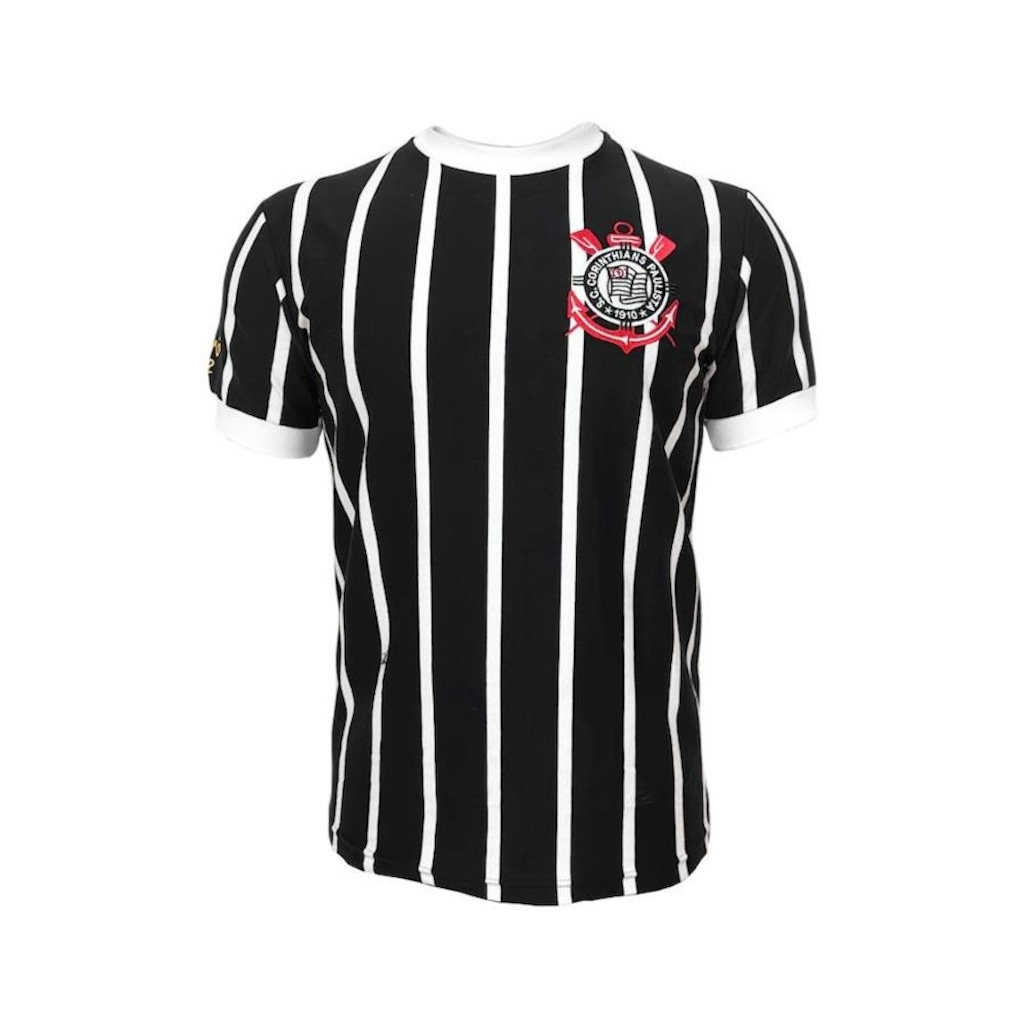 Camisa do Corinthians Retrô 1982 Democracia Spr - Infantil - Foto 1