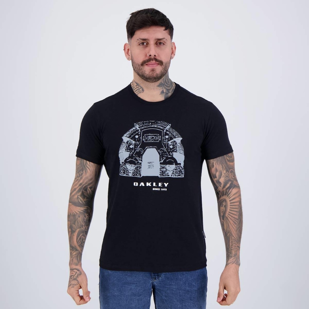 Camiseta Oakley Bunker - Masculina - Foto 1