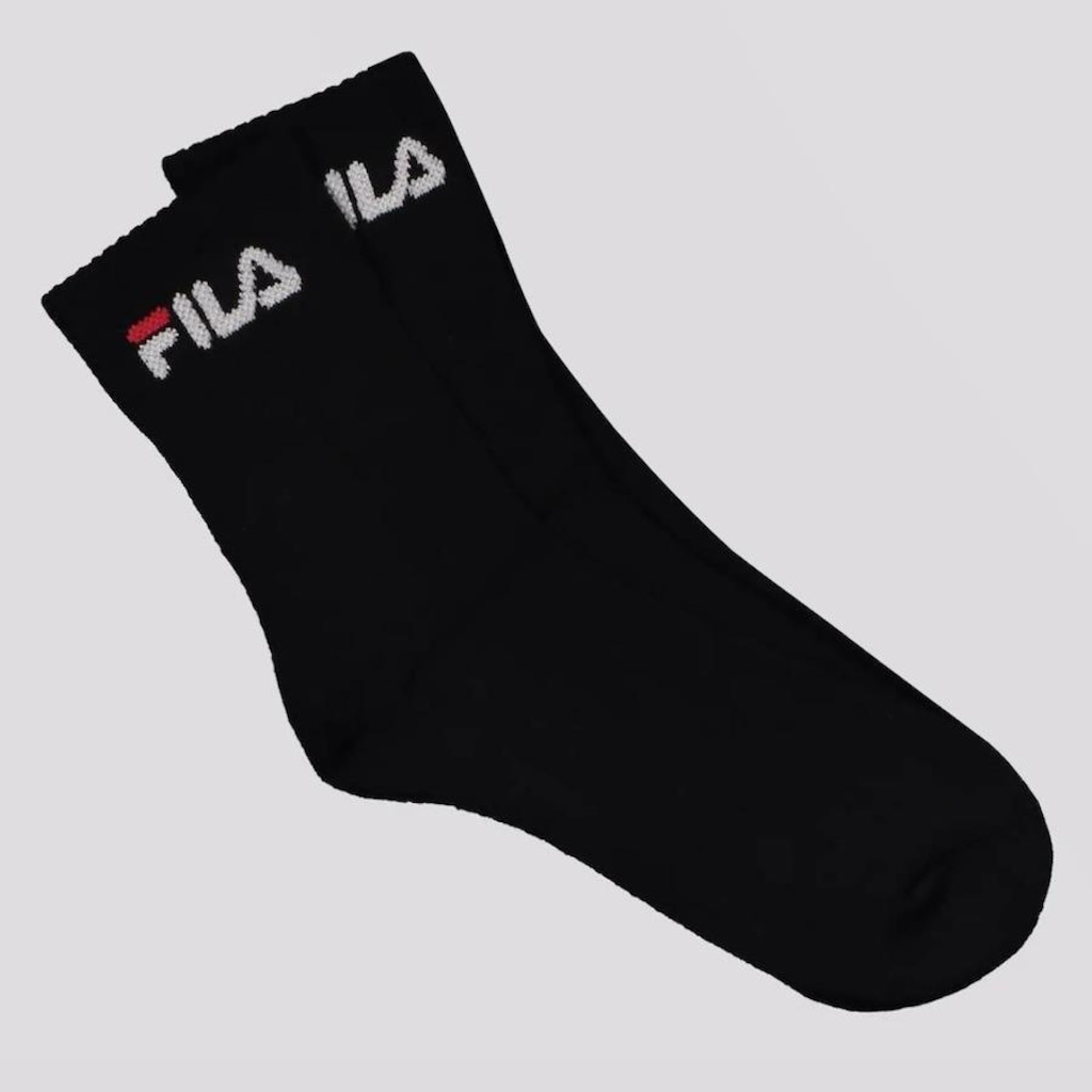 Imagem 2 do produto Kit Meias Fila com 9 Pares Cano Médio - Adulto