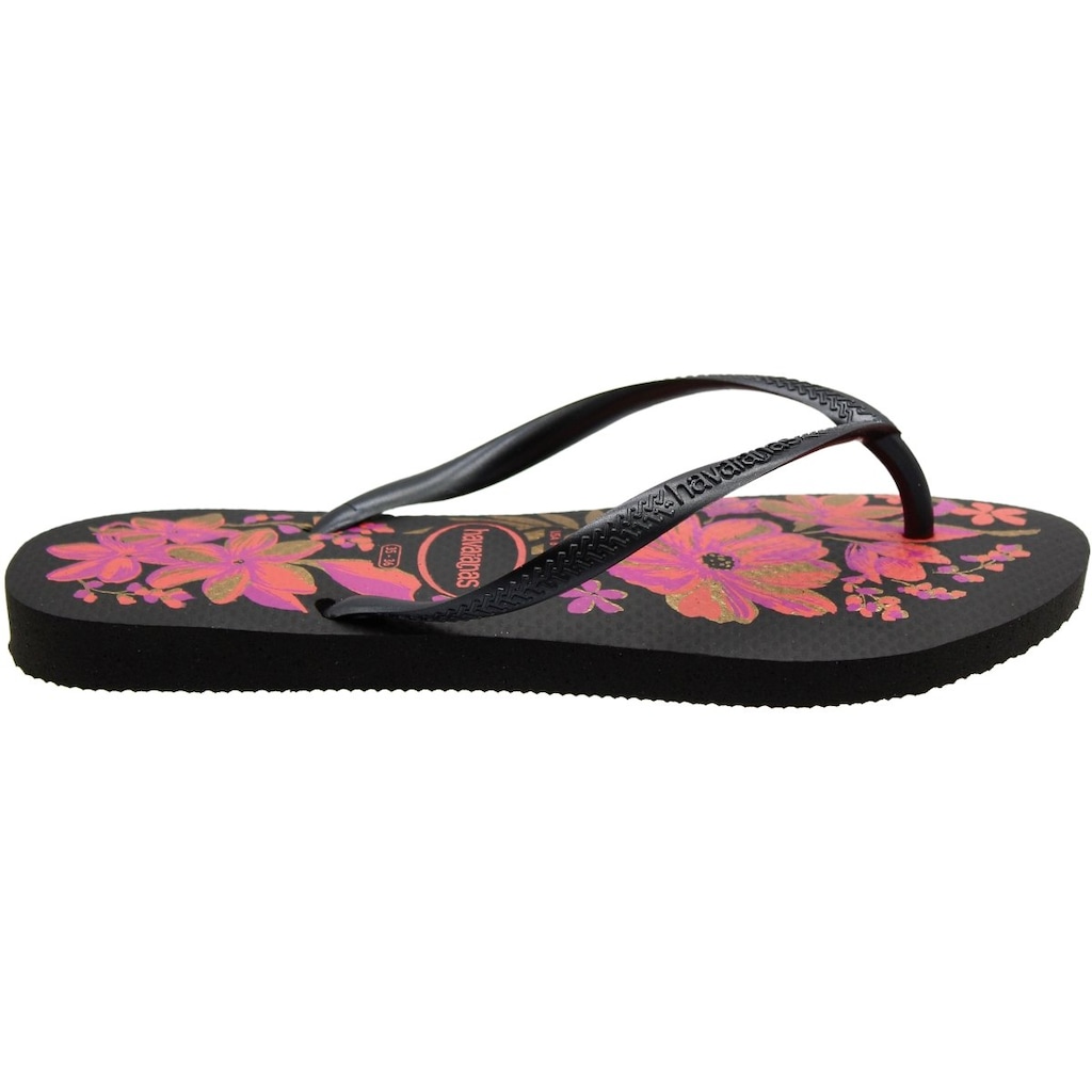 Imagem 2 do produto Chinelo de Dedo Havaianas Slim Organic 2 Floral - Feminino