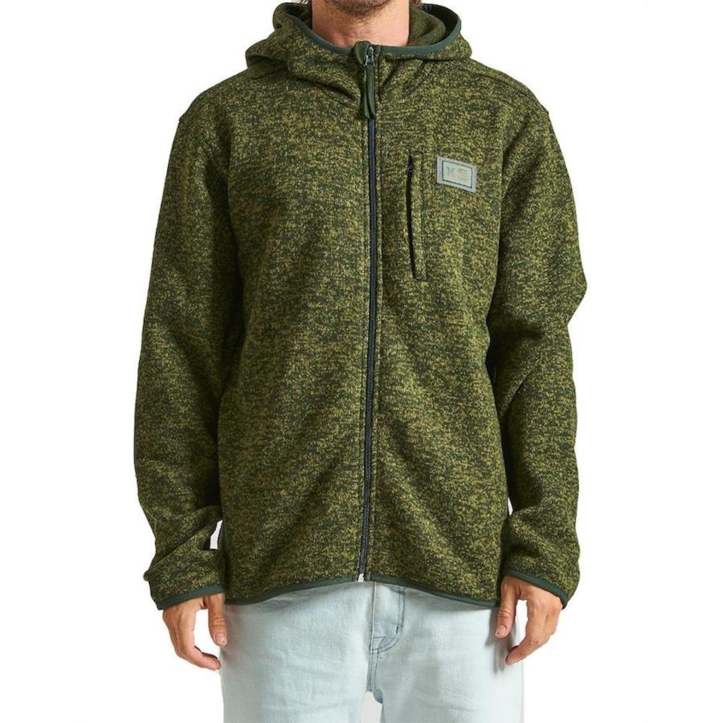 Blusão de Moletom com Capuz Hurley Mesa Ridgiline Full Zip - Masculino