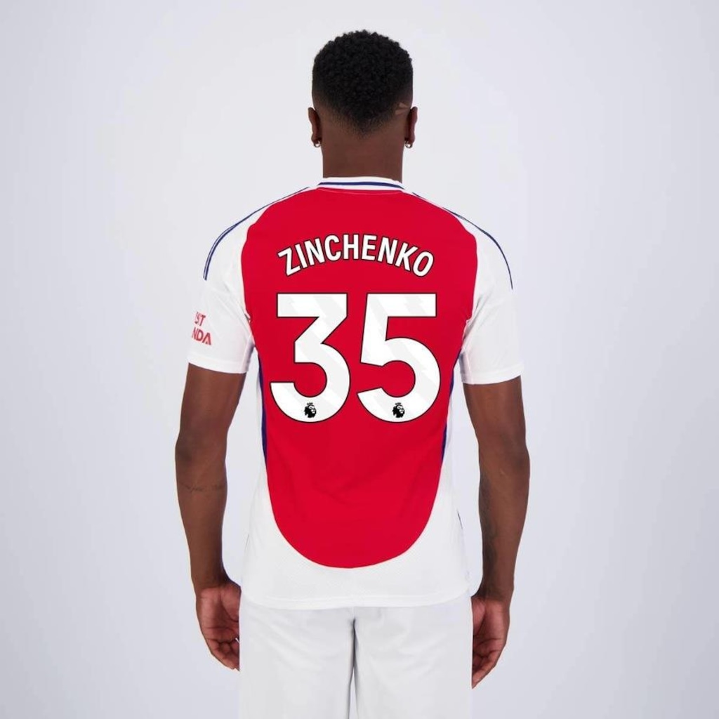 Camisa Arsenal Home 2025 35 Zinchenko adidas - Masculina - Foto 1