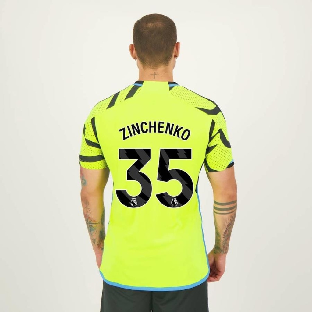 Camisa Arsenal Away 2024 35 Zinchenko adidas - Masculina - Foto 1