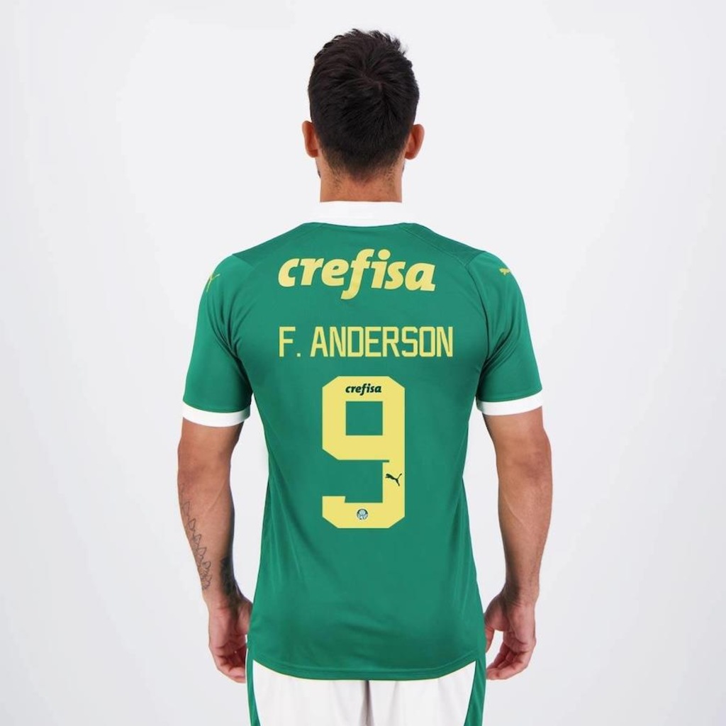 Camisa do Palmeiras I 2024 Puma 9 F. Anderson - Masculina
