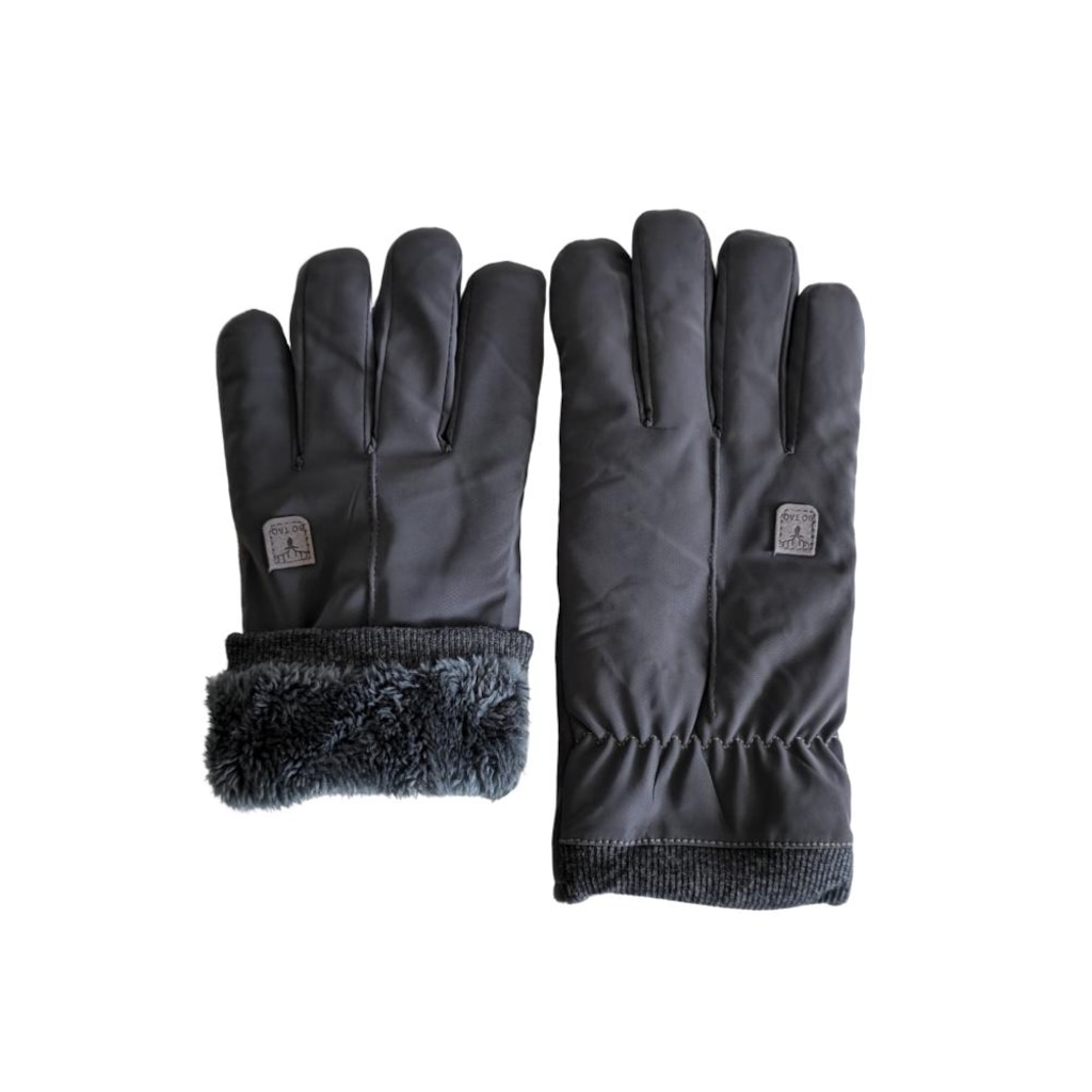 Luva Masculina Frio Intenso Alto Conforto Peluciada Touch Screen Linha Alce
