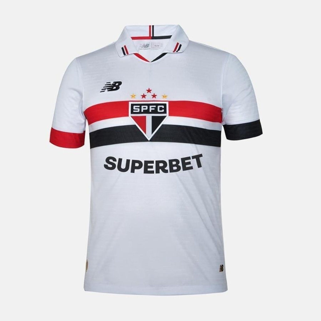 Camisa do São Paulo Home New Balance 2024 Torcedor - Masculina