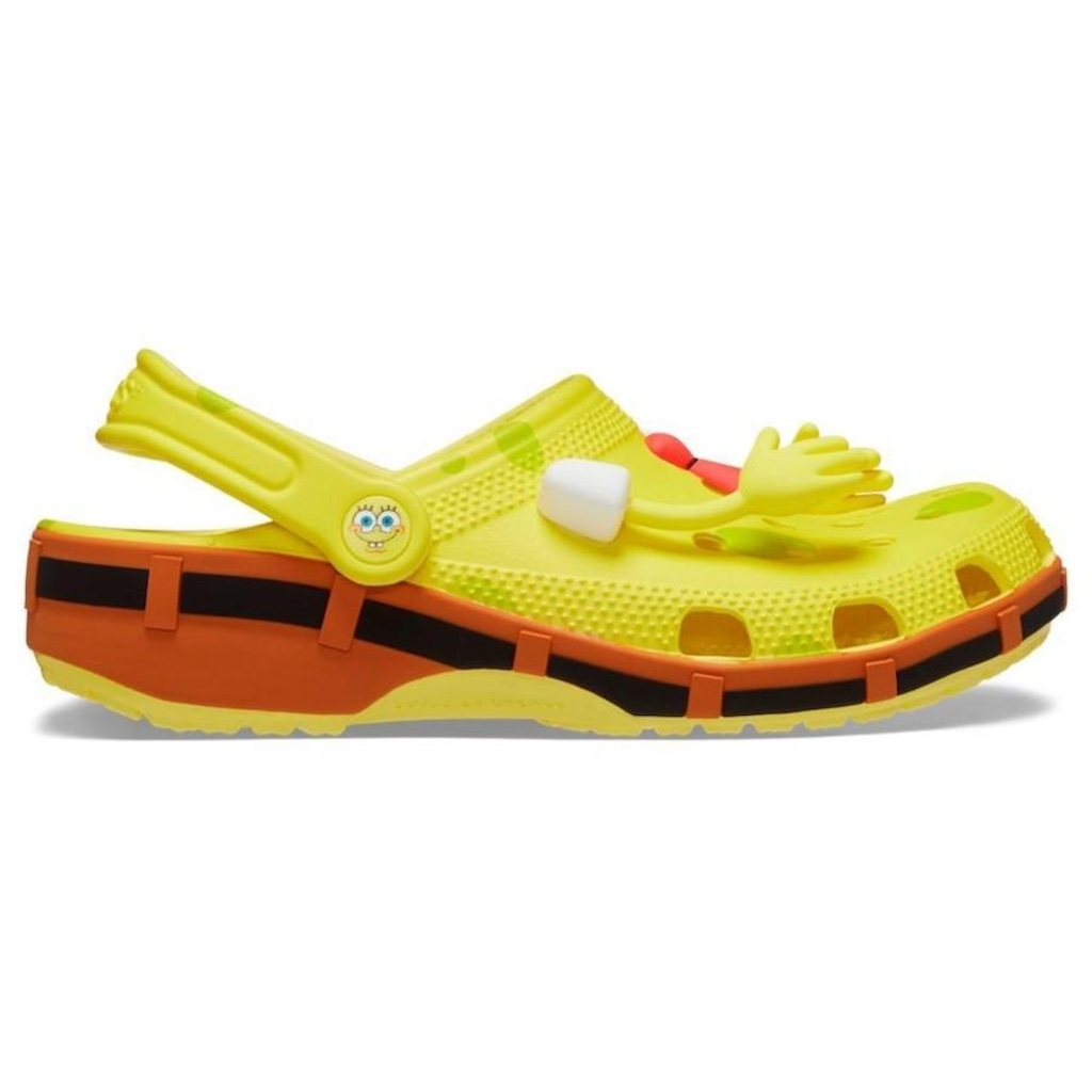 Sandália Crocs Classic Bob Esponja Clog Banana - Unissex - Foto 1