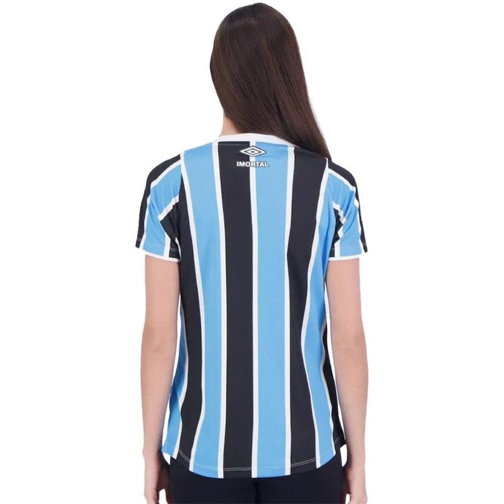 Imagem 2 do produto Camisa do Grêmio 1 2024 Umbro Oficial Torcedora - Feminina