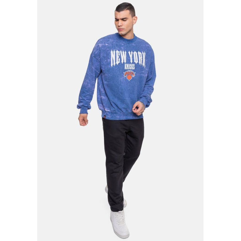 Imagem 5 do produto Blusão De Moletom Com Capuz NBA Gothic Team New York Knicks - Masculino