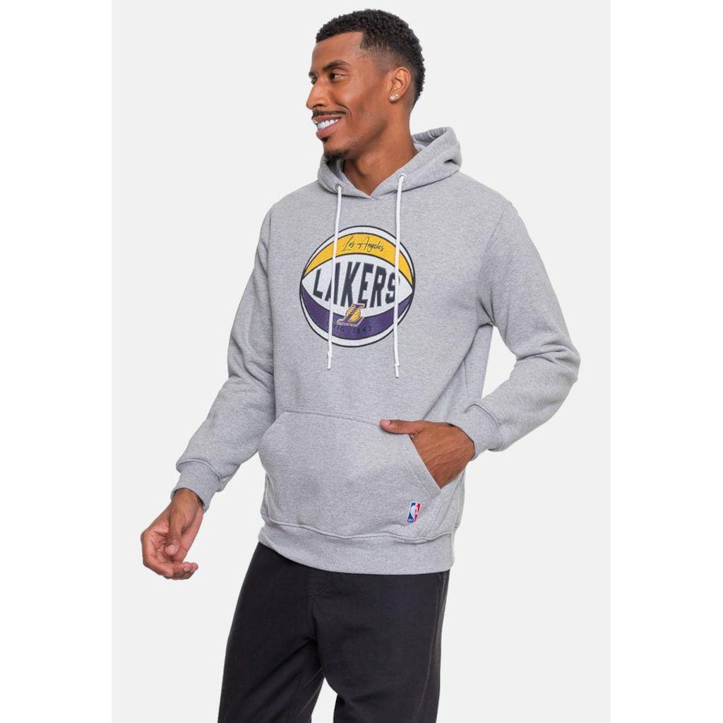 Imagem 4 do produto Blusão De Moletom Com Capuz Nbabasketball Los Angeles Lakers - Masculino