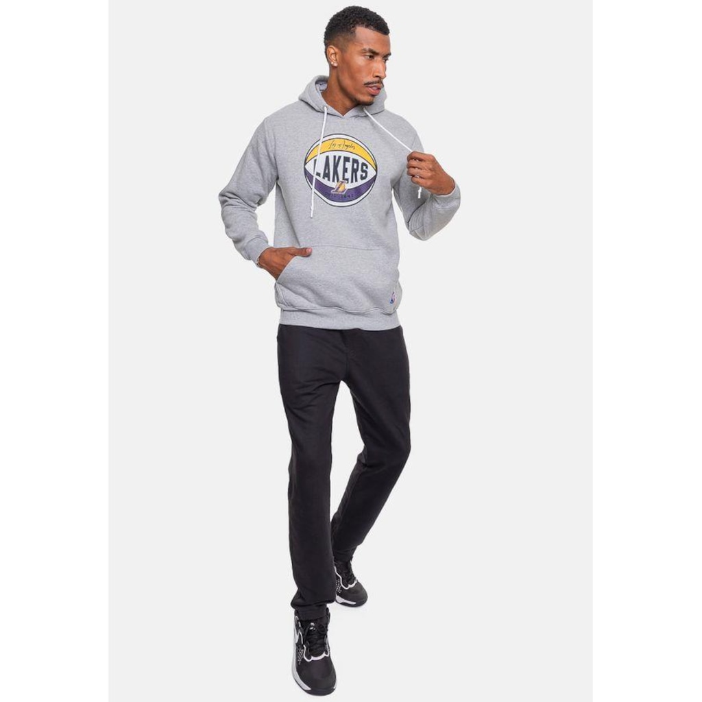 Imagem 5 do produto Blusão De Moletom Com Capuz Nbabasketball Los Angeles Lakers - Masculino