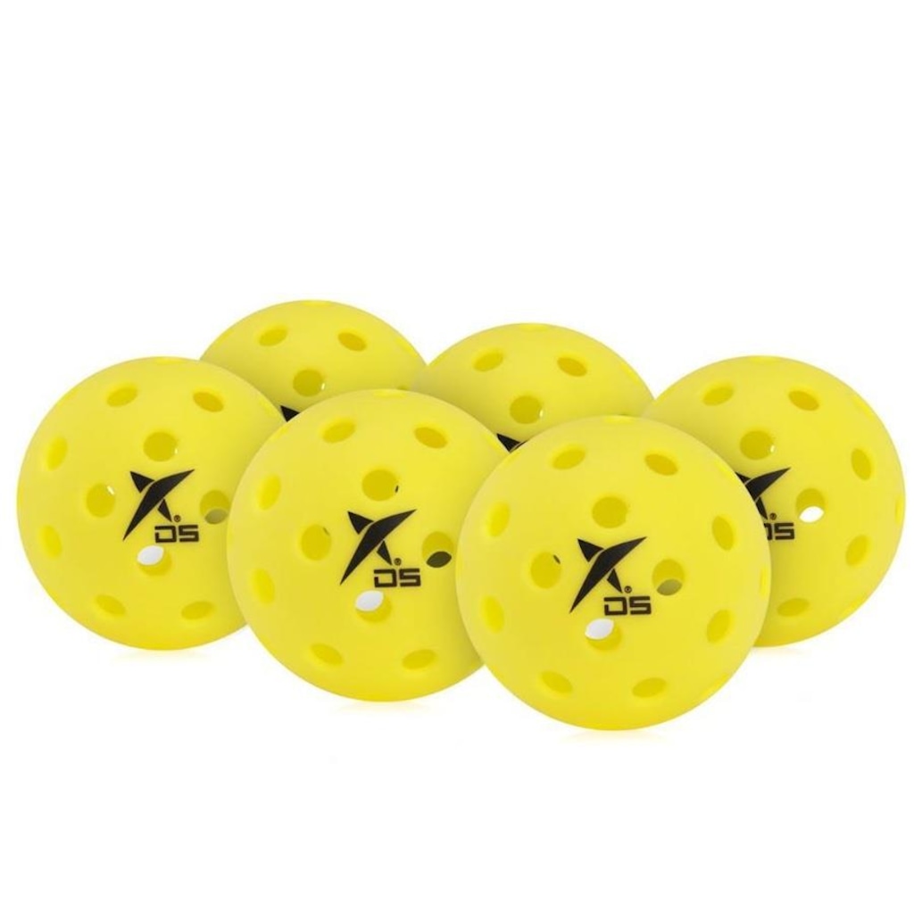 Bola De Pickleball Drop Shot Outdoor Pack Com 06 Unidades