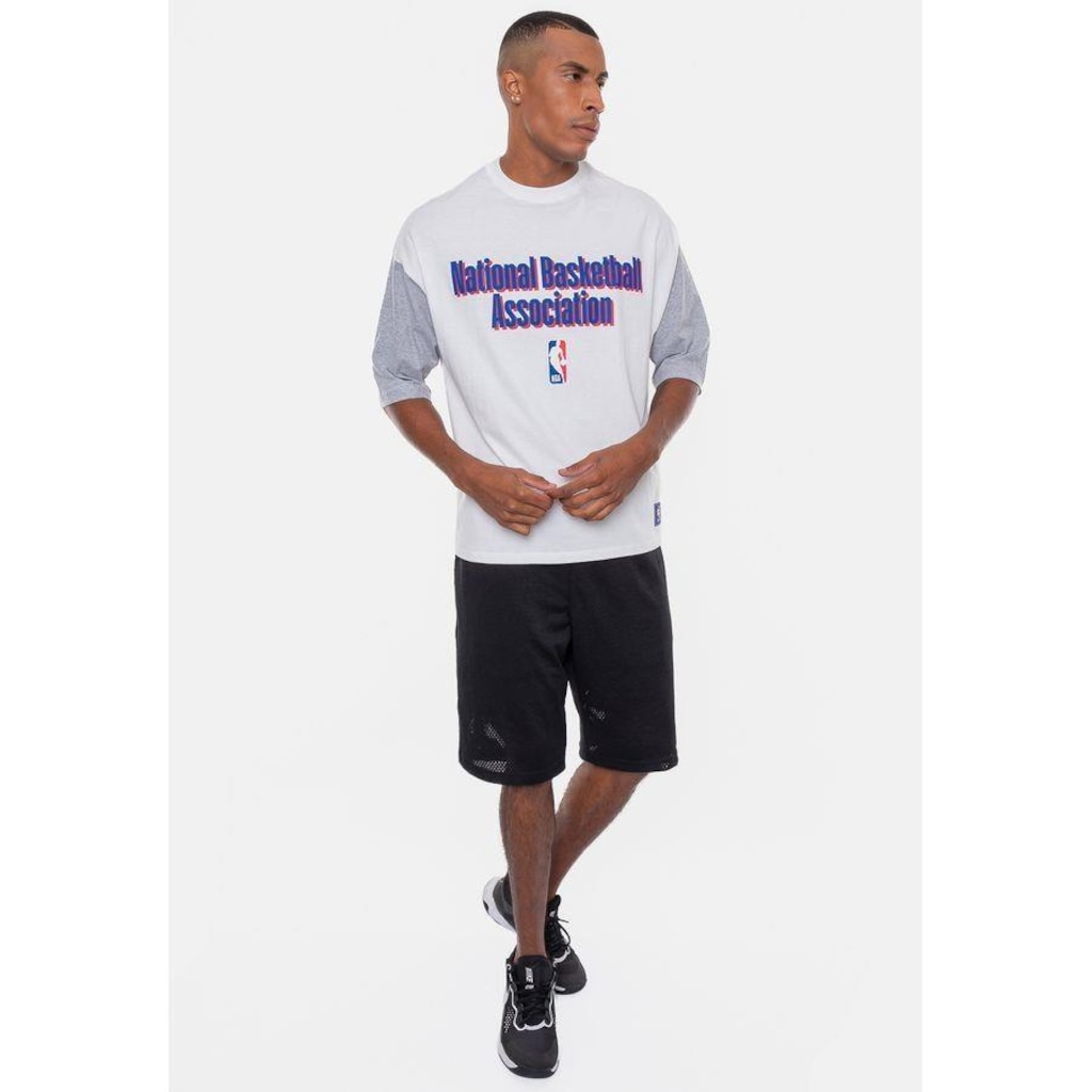 Camiseta NBA Oversized Vintage - Masculina