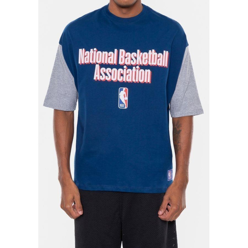 Camiseta NBA Oversized Vintage - Masculina