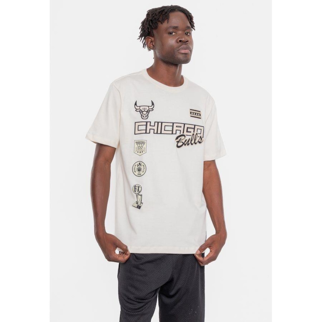 Camiseta NBA Flag City Chicago Bulls - Masculina